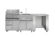 THOR 30" 4-Burner Gas BBQ Grill with Rotisserie in Stainless Steel, MK04SS304 - Farmhouse Kitchen and Bath