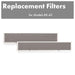 ZLINE Charcoal Filters (Set-2)-42" Under Cabinet Range Hoods, CF-RK-42 - Farmhouse Kitchen and Bath