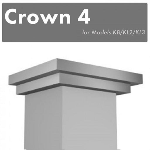 ZLINE Crown Molding #4 for Wall Range Hood, CM4-KB/KL2/KL3 - Farmhouse Kitchen and Bath