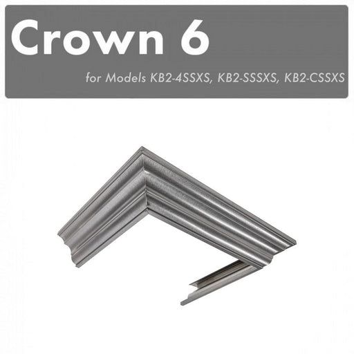 ZLINE Crown Molding #6 for Designer Wall Range Hood, CM6-KB-S304 - Farmhouse Kitchen and Bath