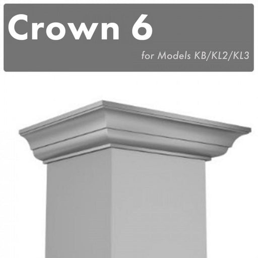 ZLINE Crown Molding #6 for Wall Range Hood, CM6-KB/KL2/KL3 - Farmhouse Kitchen and Bath