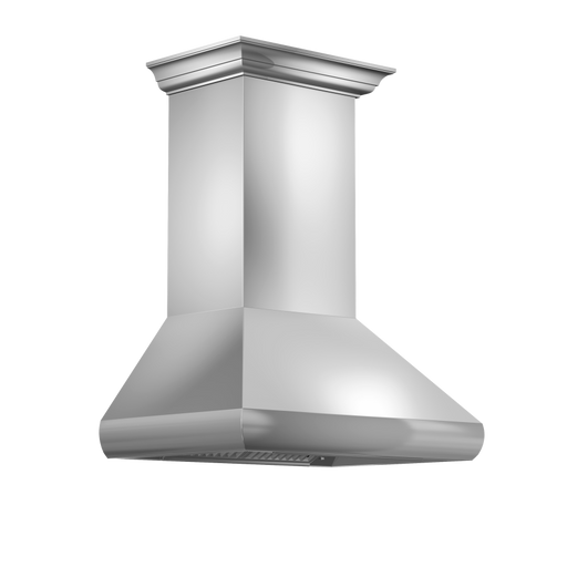 ZLINE 30" Professional Wall Range Hood, Stainless Steel, 587CRN-30 - Farmhouse Kitchen and Bath