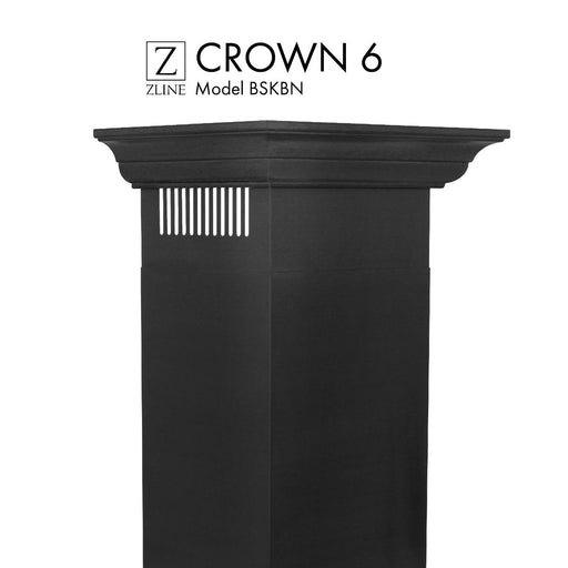 ZLINE Crown Molding Profile 6, Wall Mount Range Hood, CM6-BSKBN - Farmhouse Kitchen and Bath