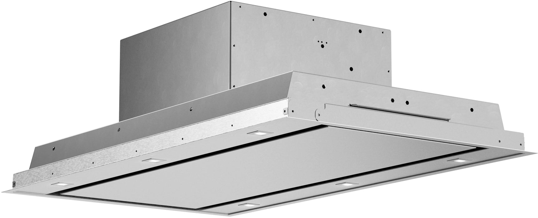 Forté Vertice Recessed Ceiling Mount Hood with 600 CFM in Stainless Steel VERTICE48 - Farmhouse Kitchen and Bath