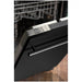 ZLINE 18" Dishwasher in Black Matte, Stainless Steel Tub, DW-BLM-H-18 - Farmhouse Kitchen and Bath