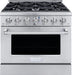 Forté 36 in. 4.5 cu. ft. Freestanding All Gas Range in Stainless Steel FGR366BSS - Farmhouse Kitchen and Bath