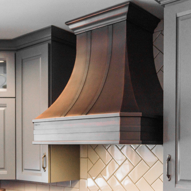 Akicon Custom Handcrafted Copper Range Hood - AKH712C-C Akicon