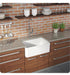 LaToscana LTW2718W, 27" Single Bowl Apron Reversible Fireclay Kitchen Sink - Farmhouse Kitchen and Bath