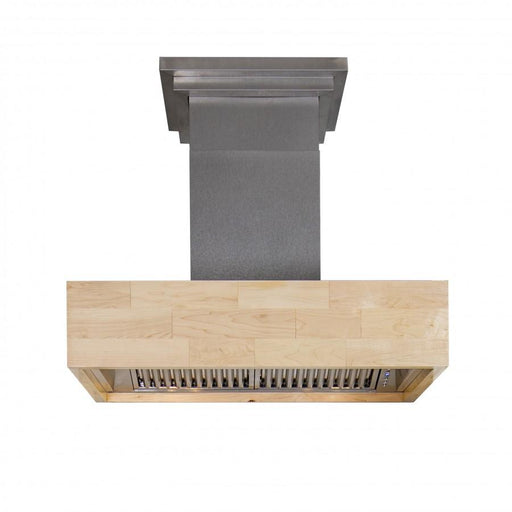 ZLINE 36" Remote Blower Wooden Wall Range Hood, 681M-RS-36-400 - Farmhouse Kitchen and Bath