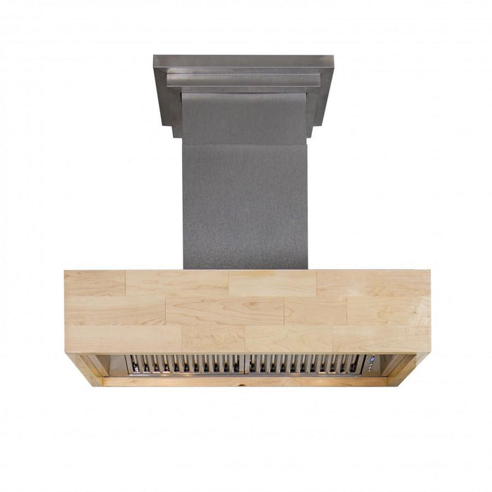 ZLINE 30" Remote Blower Wooden Wall Range Hood, 681M-RD-30 - Farmhouse Kitchen and Bath