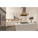 ZLINE 42" Remote Blower Wooden Island Range Hood, 681iM-RS-42-400 - Farmhouse Kitchen and Bath