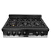 ZLINE 36" Porcelain Rangetop in Black Stainless with 6 Gas Burners, RTB-36 - Farmhouse Kitchen and Bath