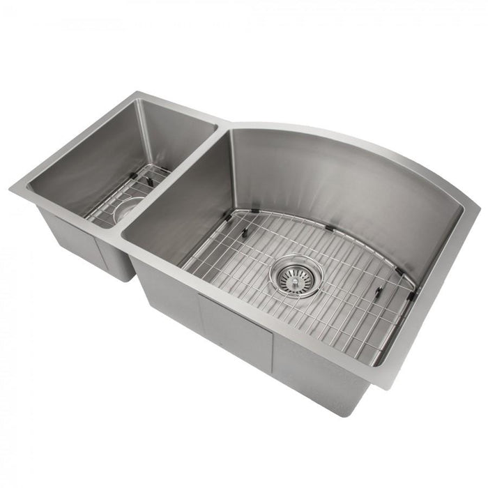 ZLINE 33" Undermount Double Bowl Sink in Stainless Steel, SC30D-33 - Farmhouse Kitchen and Bath