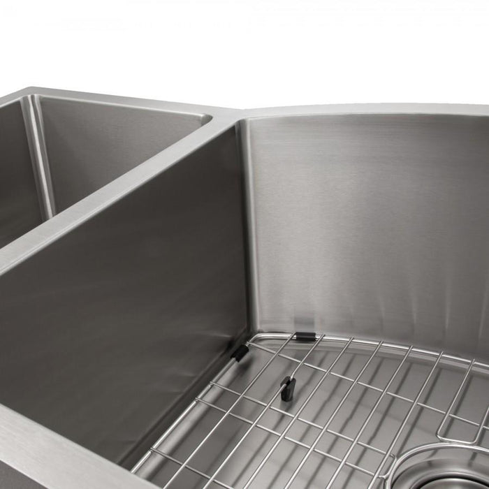 ZLINE 33" Undermount Double Bowl Sink in Stainless Steel, SC30D-33 - Farmhouse Kitchen and Bath