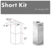 ZLINE Short Kit for Ceilings Under 8' ISLAND, SK-597i - Farmhouse Kitchen and Bath