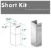 ZLINE Short Kit for 8' Ceilings, SK-KE/KECOM-30 - Farmhouse Kitchen and Bath