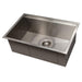 ZLINE 27" Undermount Single Bowl Ledge Sink Stainless Steel, SLS-27 - Farmhouse Kitchen and Bath