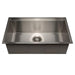 ZLINE 30" Undermount Single Bowl Ledge Sink Stainless Steel, SLS-30 - Farmhouse Kitchen and Bath
