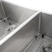 ZLINE 36" Undermount Double Bowl Sink in Stainless Steel, SR60D-36 - Farmhouse Kitchen and Bath
