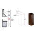 ZLINE 61" Wooden Chimney Extension, Ceilings up to 12.5 ft. (KBiRR-E) - Farmhouse Kitchen and Bath