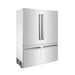 ZLINE 60" 32.2 cu. ft. Built-In 4-Door French Door Refrigerator with Internal Water and Ice Dispenser in Stainless Steel (RBIV-304-60) - Farmhouse Kitchen and Bath