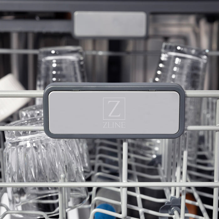 ZLINE Autograph Edition 24" Tall Tub Dishwasher DWMTZ-SN-24-MB - Farmhouse Kitchen and Bath