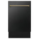 ZLINE Autograph 18" Dishwasher Black Stainless, DWVZ-BS-18-G