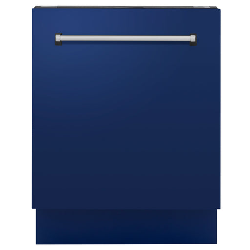 ZLINE 24" Dishwasher in Blue gloss panel, Stainless Tub, DWV-BG-24 - Farmhouse Kitchen and Bath
