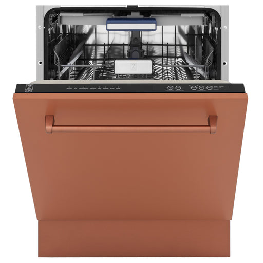 ZLINE 24" Dishwasher with Copper panel, Stainless Tub, DWV-C-24 - Farmhouse Kitchen and Bath