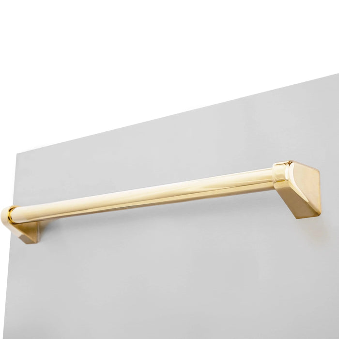 ZLINE Autograph 18" Dishwasher Stainless Door, Black DWVZ-304-18 - Farmhouse Kitchen and Bath