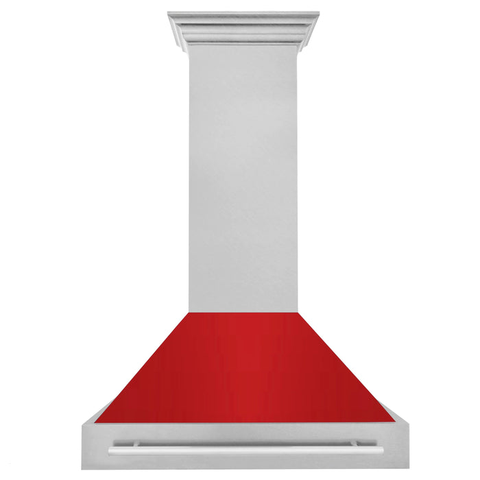 ZLINE 36" DuraSnow® Stainless Steel Range Hood 8654SNX-RM-36 - Farmhouse Kitchen and Bath