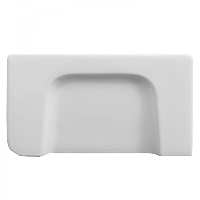 ZLINE 24" Farmhouse Reversible Fireclay Sink, White Gloss, FRC5120-WH-24 - Farmhouse Kitchen and Bath