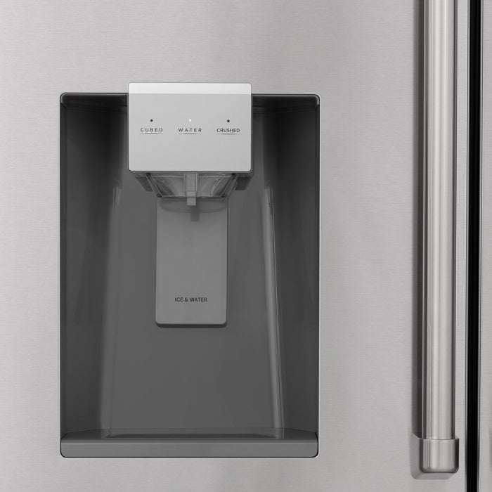 ZLINE 36" Refrigerator, Water, Ice Dispenser, Fingerprint Resistant, RFM-W-36 - Farmhouse Kitchen and Bath
