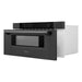 ZLINE 30" Microwave Drawer in Black Stainless Steel with Traditional Handle MWD-30-BS - Farmhouse Kitchen and Bath