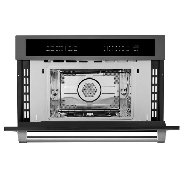 ZLINE 30" Microwave Wall Oven, Stainless Steel, MWO-30-BS - Farmhouse Kitchen and Bath