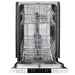 ZLINE 18 in. Compact Top Control Dishwasher with Stainless Steel Tub and Modern Style Handle, DW-BS-H-18 - Farmhouse Kitchen and Bath