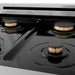 DISCONTINUED-ZLINE 24" Autograph Dual Fuel Range, Stainless, Black accents, RAZ-24-MB - Farmhouse Kitchen and Bath