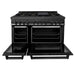 ZLINE 48" Range with Gas Stove and Gas Oven, Stainless Steel, RGB-48 - Farmhouse Kitchen and Bath