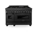 ZLINE 48" Range with Gas Stove and Gas Oven, Stainless Steel, RGB-48 - Farmhouse Kitchen and Bath
