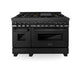 ZLINE 48" Range with Gas Stove and Gas Oven, Stainless Steel, RGB-48