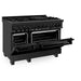 ZLINE 48" Range with Gas Stove and Gas Oven, Stainless Steel, RGB-48 - Farmhouse Kitchen and Bath