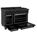 ZLINE 48" Range with Gas Stove and Gas Oven, Stainless Steel, RGB-48 - Farmhouse Kitchen and Bath