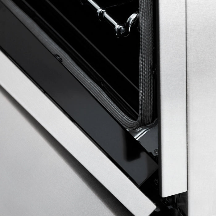 ZLINE 36" Autograph Edition Gas Range, Gas Oven DuraSnow, RGSZ-SN-36-CB - Farmhouse Kitchen and Bath