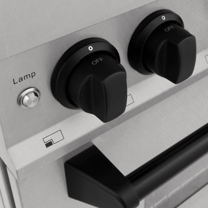 ZLINE 30" Autograph Gas Range Gas, DuraSnow, RGSZ-SN-30-MB - Farmhouse Kitchen and Bath