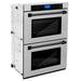 ZLINE 30" Double Wall Oven, DuraSnow Finish, Self Cleaning, AWDSZ-30-MB - Farmhouse Kitchen and Bath