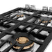 ZLINE 30" Dropin Cooktop With 4 Gas Brass Burners, RC-BR-30 - Farmhouse Kitchen and Bath