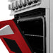 ZLINE 24" Gas Range with Red Gloss door, RG-RG-24 - Farmhouse Kitchen and Bath