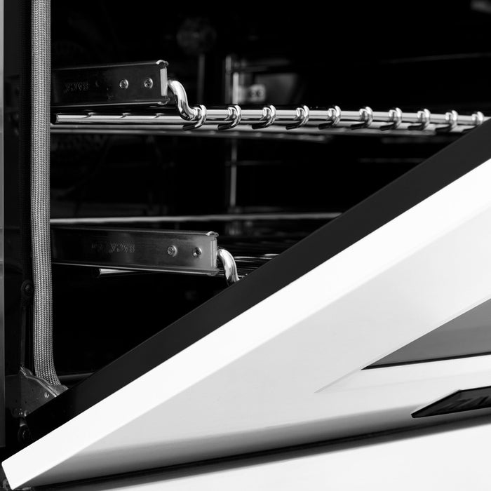 ZLINE 30" Autograph Edition, 4.0 cu. ft. Gas Range, RGZ-WM-30-MB - Farmhouse Kitchen and Bath