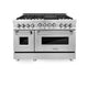 ZLINE 48" Range with Gas Stove and Gas Oven, Stainless Steel, RG-BR-48