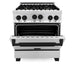 ZLINE 30" Autograph Edition, Gas Range, Gas Oven, RGZ-30-MB - Farmhouse Kitchen and Bath